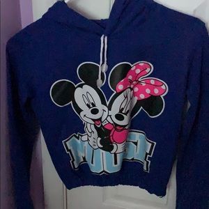 Cropped hoodie